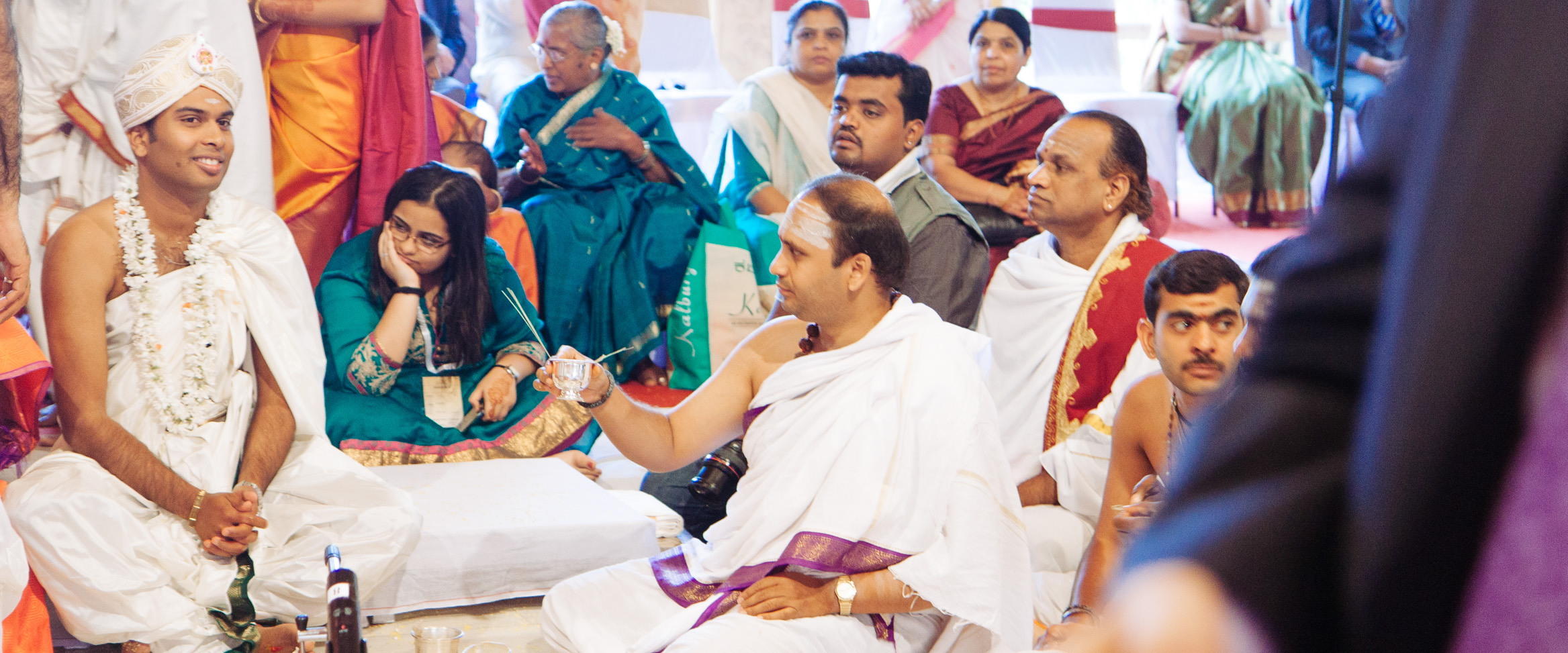 The Vedic Priest Conducting Wedding Rituals