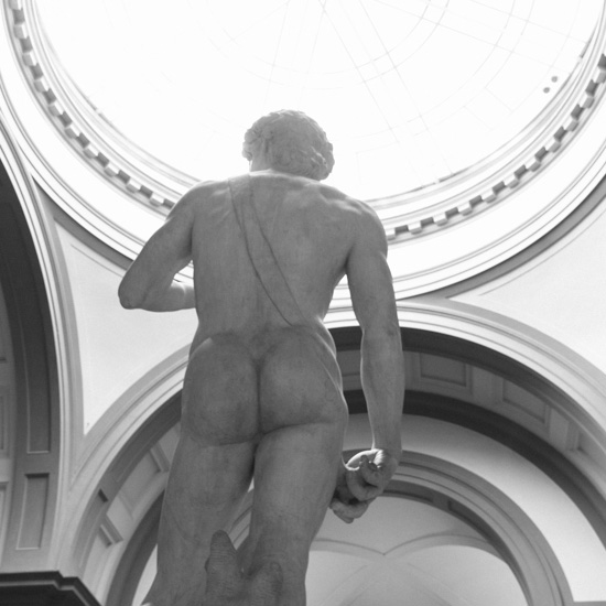 Michelangelo’s David from the Back