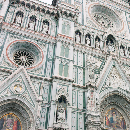 The Pretty Façade of the Florence Cathedral